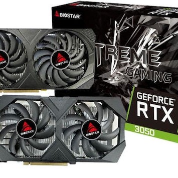 Biostar GeForce RTX 3050 6GB GDDR6 Κάρτα Γραφικών