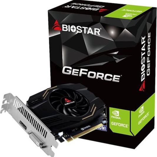 Biostar GeForce GT 1030 4GB GDDR4 Κάρτα Γραφικών