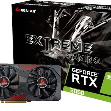 Biostar GeForce RTX 3060 12GB GDDR6 Κάρτα Γραφικών