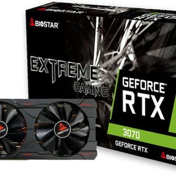 Biostar GeForce RTX 3070 8GB GDDR6 Κάρτα Γραφικών