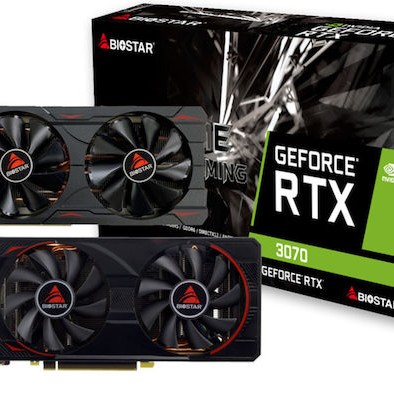 Biostar GeForce RTX 3070 8GB GDDR6 Κάρτα Γραφικών