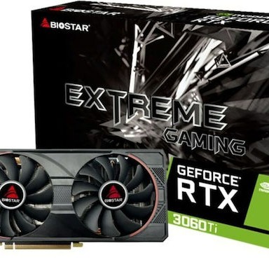 Biostar GeForce RTX 3060 Ti 8GB GDDR6 Κάρτα Γραφικών