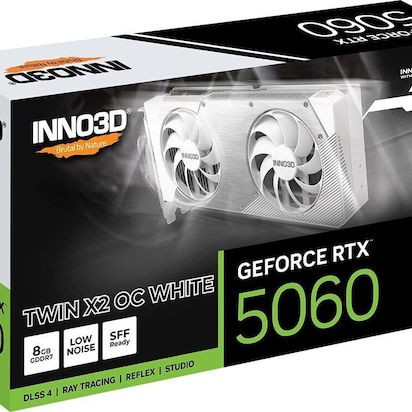 Inno 3D GeForce RTX 5060 8GB GDDR7 TWIN X2 OC Κάρτα Γραφικών