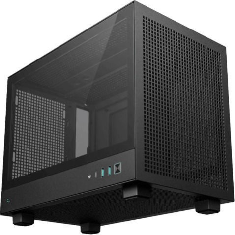 Deepcool CH160 Mini Tower Κουτί Υπολογιστή με Πλαϊνό Παράθυρο Μαύρο