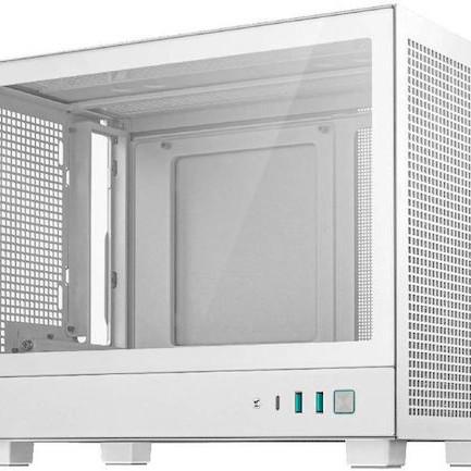 Deepcool CH160 v2 Mini Tower Κουτί Υπολογιστή με Πλαϊνό Παράθυρο Λευκό