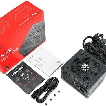 Adata XPG PYLON 550W Μαύρο Τροφοδοτικό Υπολογιστή Full Wired 80 Plus Bronze