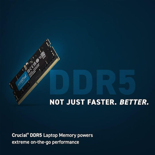 Crucial DDR5 με Module 1x32GB και Ταχύτητα 5600 για Laptop