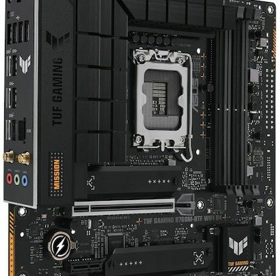 Asus TUF GAMING B760M-BTF WIFI D4 Motherboard Micro ATX με Intel 1700 Socket 90MB1E50-M0EAY0