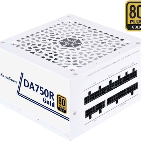 Silverstone DA750R 750W Λευκό Τροφοδοτικό Υπολογιστή Full Modular 80 Plus Gold