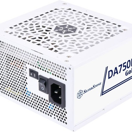 Silverstone DA750R 750W Λευκό Τροφοδοτικό Υπολογιστή Full Modular 80 Plus Gold