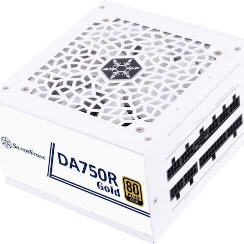 Silverstone DA750R 750W Λευκό Τροφοδοτικό Υπολογιστή Full Modular 80 Plus Gold