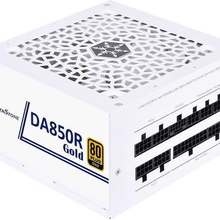 Silverstone DA850R 850W Λευκό Τροφοδοτικό Υπολογιστή Full Modular 80 Plus Gold
