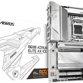 Gigabyte B650 Aorus Elite AX ICE Wi-Fi Motherboard ATX με AMD AM5 Socket