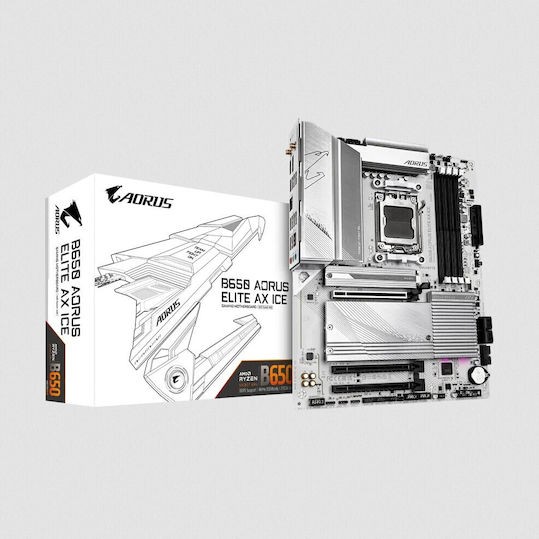 Gigabyte B650 Aorus Elite AX ICE Wi-Fi Motherboard ATX με AMD AM5 Socket
