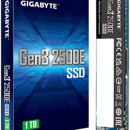 Gigabyte Gen3 2500E SSD 1TB M.2 NVMe PCI Express 3.0 G325E1TB