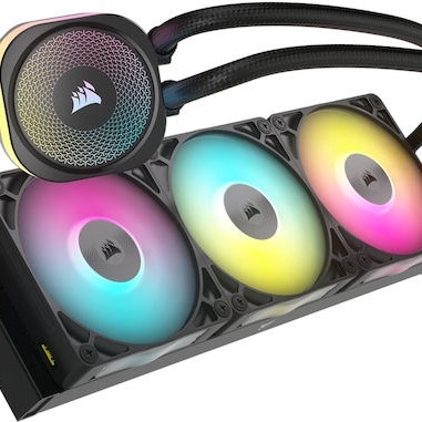 Corsair iCUE LINK TITAN 360 RX RGB Υδρόψυξη Επεξεργαστή Τριπλού Ανεμιστήρα 120mm για Socket AM4/AM5/1700