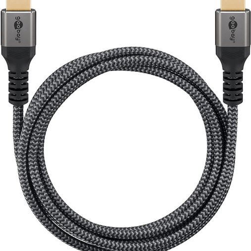 Goobay HDMI 2.0 Cable HDMI male - HDMI male 2m Μαύρο