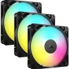 Corsair RS120 Case Fan με ARGB Φωτισμό και Σύνδεση 4-Pin PWM 3τμχ