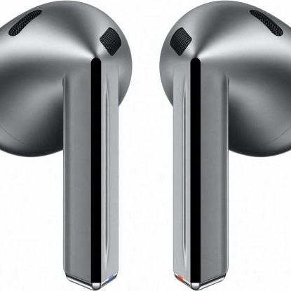 Samsung Galaxy Buds3 Bluetooth Handsfree Ακουστικά με Αντοχή στον Ιδρώτα και Θήκη Φόρτισης Silver