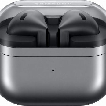 Samsung Galaxy Buds3 Bluetooth Handsfree Ακουστικά με Αντοχή στον Ιδρώτα και Θήκη Φόρτισης Silver