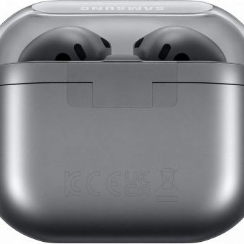 Samsung Galaxy Buds3 Bluetooth Handsfree Ακουστικά με Αντοχή στον Ιδρώτα και Θήκη Φόρτισης Silver
