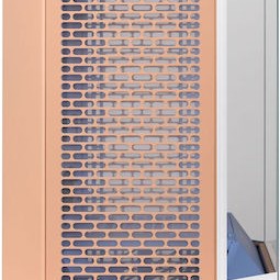 Thermaltake The Tower 300 Micro Tower Κουτί Υπολογιστή με Πλαϊνό Παράθυρο και RGB Φωτισμό Peach Fuzz