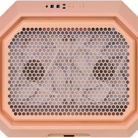 Thermaltake The Tower 300 Micro Tower Κουτί Υπολογιστή με Πλαϊνό Παράθυρο και RGB Φωτισμό Peach Fuzz