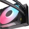 Corsair iCUE LINK TITAN 360 RX LCD Υδρόψυξη Επεξεργαστή Τριπλού Ανεμιστήρα 120mm για Socket AM4/AM5/1700 με RGB Φωτισμό