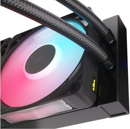 Corsair iCUE LINK TITAN 360 RX LCD Υδρόψυξη Επεξεργαστή Τριπλού Ανεμιστήρα 120mm για Socket AM4/AM5/1700 με RGB Φωτισμό