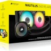 Corsair Nautilus 240 RS Υδρόψυξη Επεξεργαστή Διπλού Ανεμιστήρα 120mm για Socket AM4/AM5/1700 με ARGB Φωτισμό