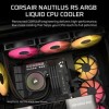 Corsair Nautilus 240 RS Υδρόψυξη Επεξεργαστή Διπλού Ανεμιστήρα 120mm για Socket AM4/AM5/1700 με ARGB Φωτισμό