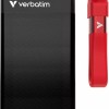 Verbatim Pocket USB 3.2 / USB-C Εξωτερικός SSD 2TB M.2 Black/Red