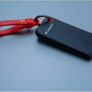 Verbatim Pocket USB 3.2 / USB-C Εξωτερικός SSD 2TB M.2 Black/Red