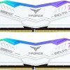 TeamGroup T-Force Delta RGB DDR5 32GB RAM με 2x16GB Modules και Ταχύτητα 6000 για Desktop