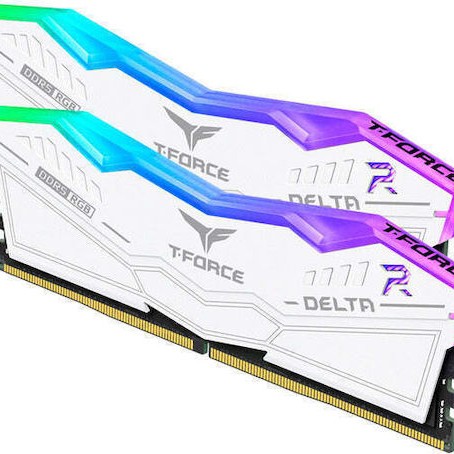 TeamGroup T-Force Delta RGB DDR5 32GB RAM με 2x16GB Modules και Ταχύτητα 6000 για Desktop