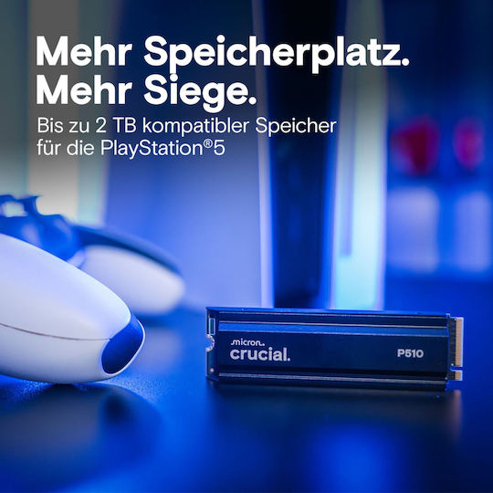 Crucial P510 SSD 2TB M.2 NVMe PCI Express 5.0 CT2000P510SSD5