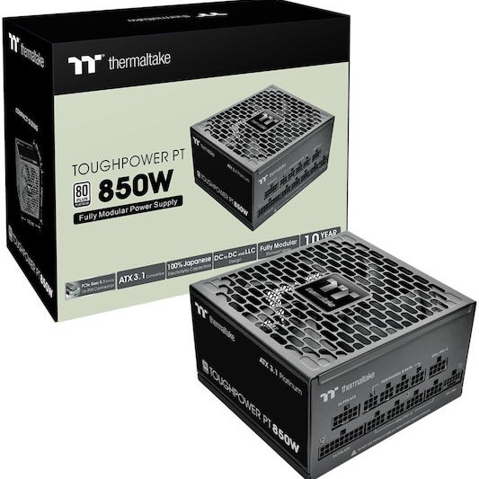 Thermaltake Toughpower PT 850W Μαύρο Τροφοδοτικό Υπολογιστή Full Modular 80 Plus Platinum