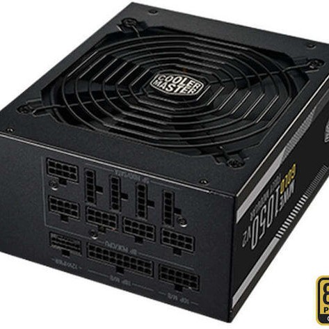 CoolerMaster MWE Gold 1050 V2 rev. 2.0 1050W Μαύρο Τροφοδοτικό Υπολογιστή Full Modular 80 Plus Gold