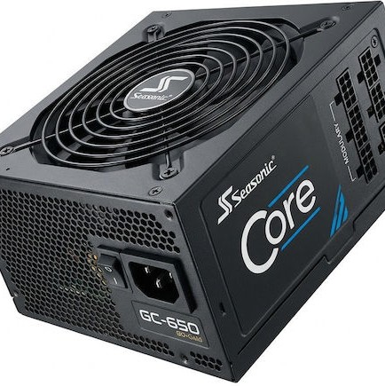 Seasonic Core GC-650 650W Μαύρο Τροφοδοτικό Υπολογιστή Full Wired 80 Plus Gold