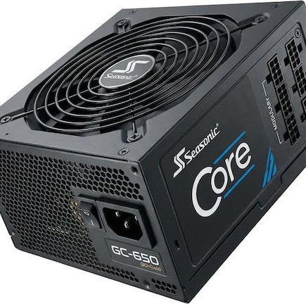Seasonic Core GC-650 650W Μαύρο Τροφοδοτικό Υπολογιστή Full Wired 80 Plus Gold