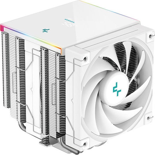 Deepcool AK620 Digital SE Ψύκτρα Επεξεργαστή Διπλού Ανεμιστήρα για Socket AM4/AM5/1200/115x με RGB Φωτισμό Λευκή