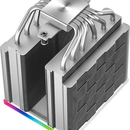 Deepcool AK620 Digital SE Ψύκτρα Επεξεργαστή Διπλού Ανεμιστήρα για Socket AM4/AM5/1200/115x με RGB Φωτισμό Λευκή