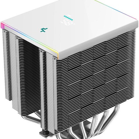 Deepcool AK620 Digital SE Ψύκτρα Επεξεργαστή Διπλού Ανεμιστήρα για Socket AM4/AM5/1200/115x με RGB Φωτισμό Λευκή