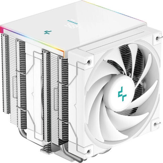 Deepcool AK620 Digital SE Ψύκτρα Επεξεργαστή Διπλού Ανεμιστήρα για Socket AM4/AM5/1200/115x με RGB Φωτισμό Λευκή