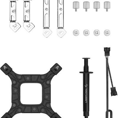Deepcool AK620 Digital SE Ψύκτρα Επεξεργαστή Διπλού Ανεμιστήρα για Socket AM4/AM5/1200/115x με RGB Φωτισμό Λευκή