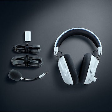 Razer BlackShark V3 Pro for PlayStation Ασύρματο Over Ear Gaming Headset με σύνδεση Bluetooth / USB / 3.5mm Λευκό