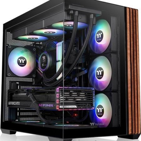 Thermaltake View 380 WS ARGB Gaming Midi Tower Κουτί Υπολογιστή με Πλαϊνό Παράθυρο Μαύρο