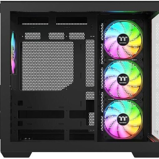 Thermaltake View 380 WS ARGB Gaming Midi Tower Κουτί Υπολογιστή με Πλαϊνό Παράθυρο Μαύρο