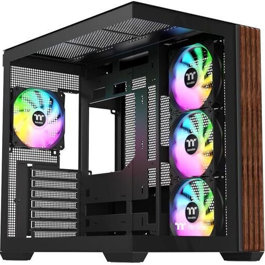 Thermaltake View 380 WS ARGB Gaming Midi Tower Κουτί Υπολογιστή με Πλαϊνό Παράθυρο Μαύρο