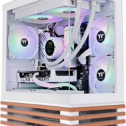 Thermaltake View 170 WS ARGB Mini Tower Κουτί Υπολογιστή Λευκό